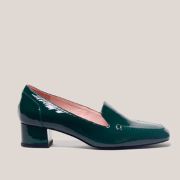 Patent Leather Loafer Pump